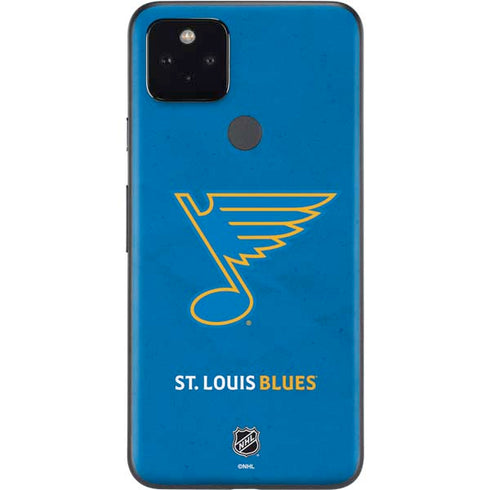 NHL St. Louis Blues Distressed Google Pixel 5a Skin